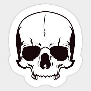 Skull Bone Head Skelteton Sticker